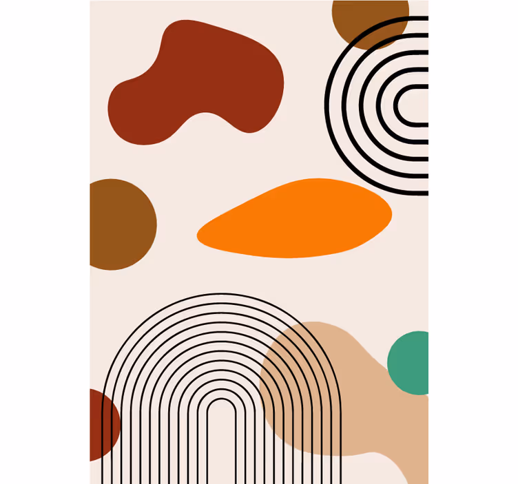 Boho oblouky Roleta do koupelny - TenStickers