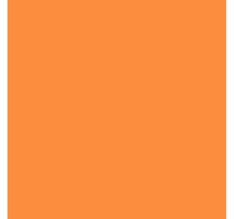 Oranžová jednobarevná Roleta kuchyně - TenStickers