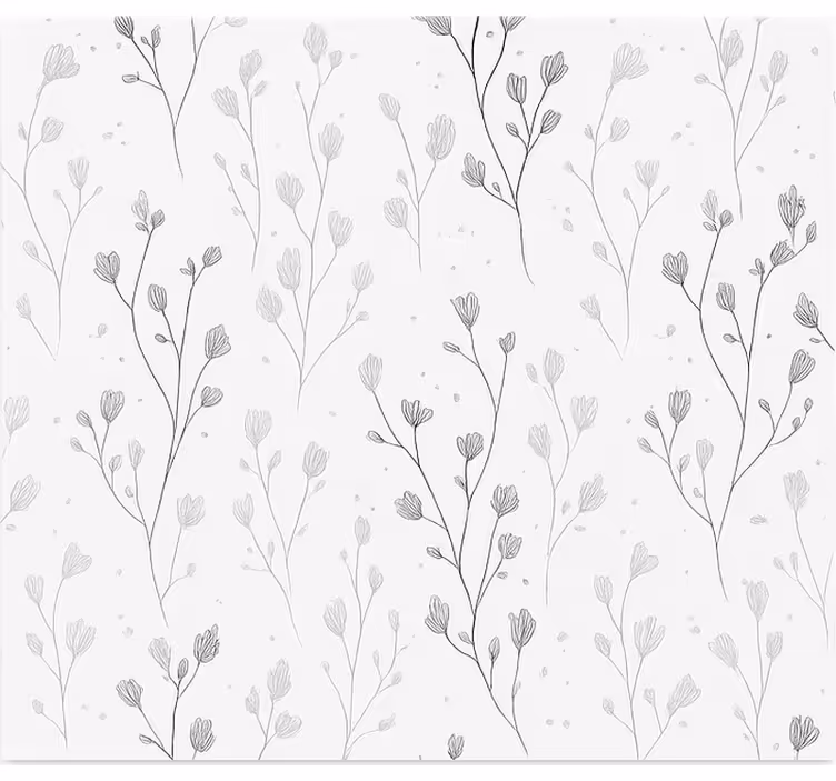 Minimalistické botanické větve Roleta do obývacího pokoje - TenStickers