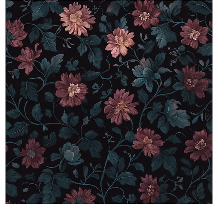 Tmavé vintage botanické vůně Roleta domácí kancelář - TenStickers
