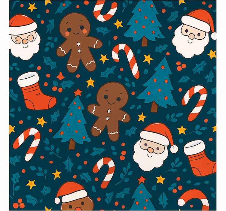 Slavnostní ozdoby pozadí Roleta do obývacího pokoje - TenStickers