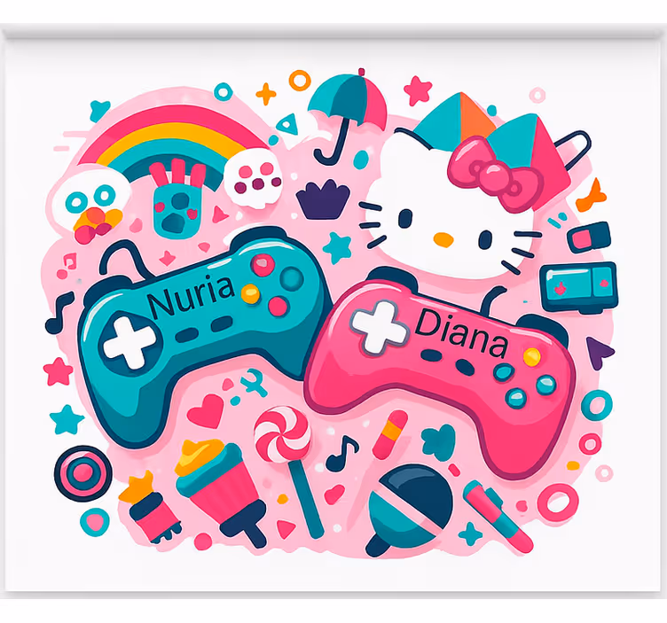Zakázkové ovladače pro koťata Roleta Geek - TenStickers
