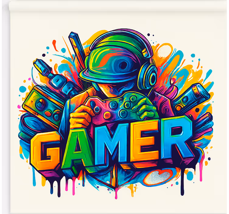 Uvězněný hráč Roleta Geek - TenStickers