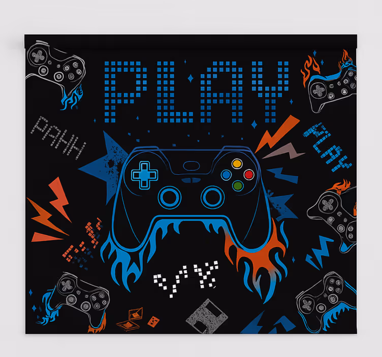 Retro punková herní konzole Roleta Geek - TenStickers