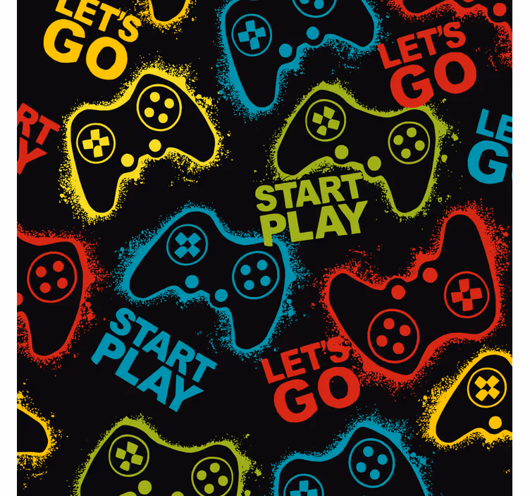 Spustit ovladače přehrávání Roleta Geek - TenStickers