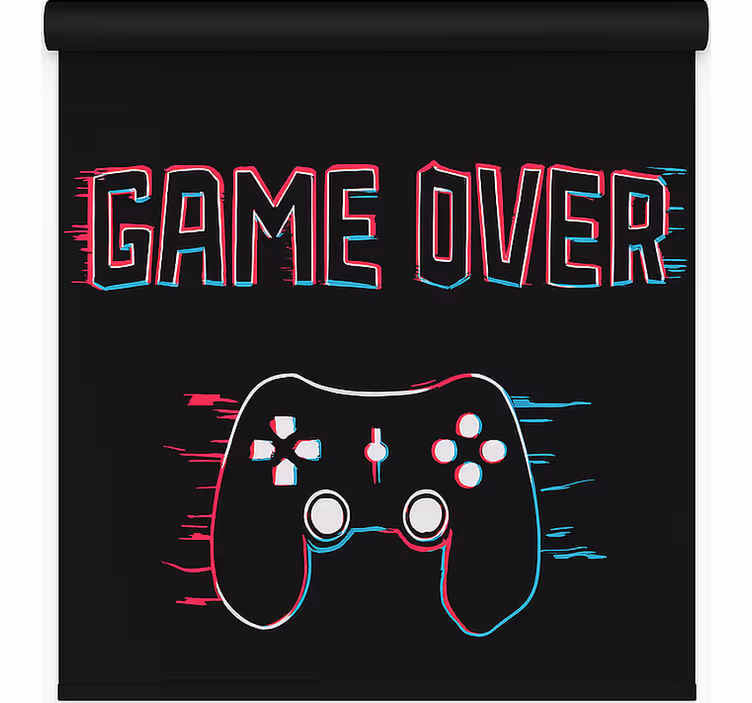 game over Roleta Geek - TenStickers