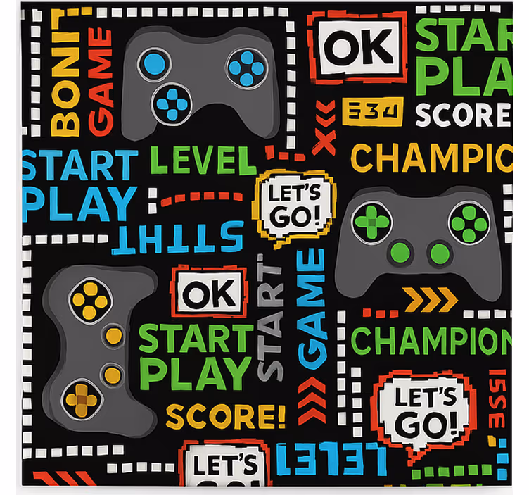 Hraní na vyšší úroveň Roleta Geek - TenStickers