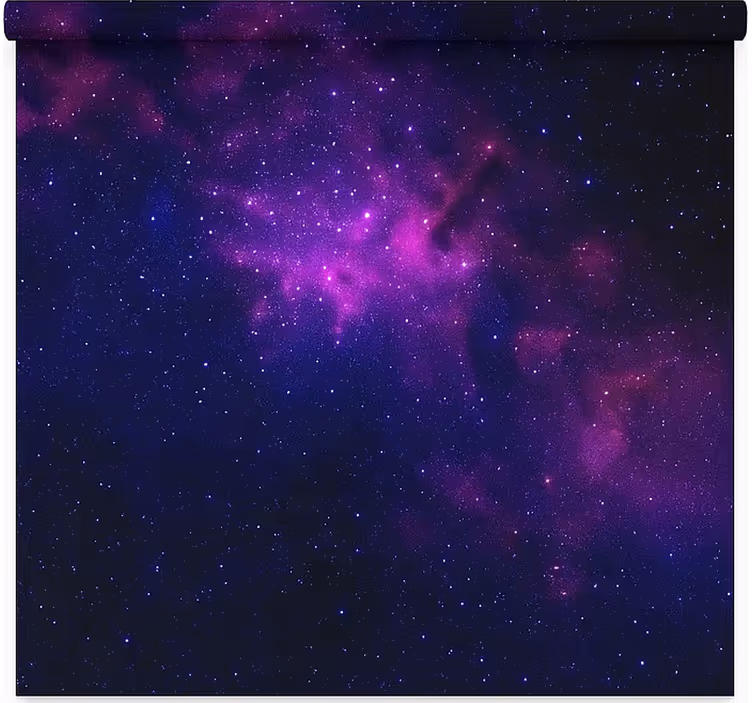 Fialová galaxie hvězda Roleta pro teenagery - TenStickers