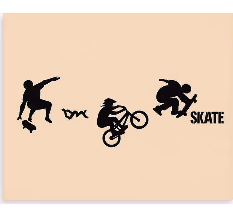 Bruslení bmx sport Roleta pro teenagery - TenStickers