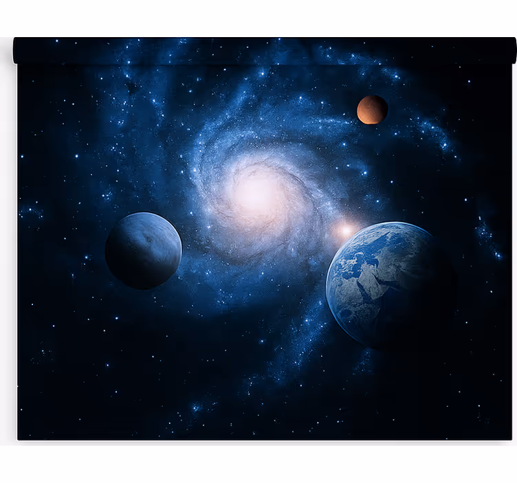 Kosmická spirální galaxie Roleta pro teenagery - TenStickers