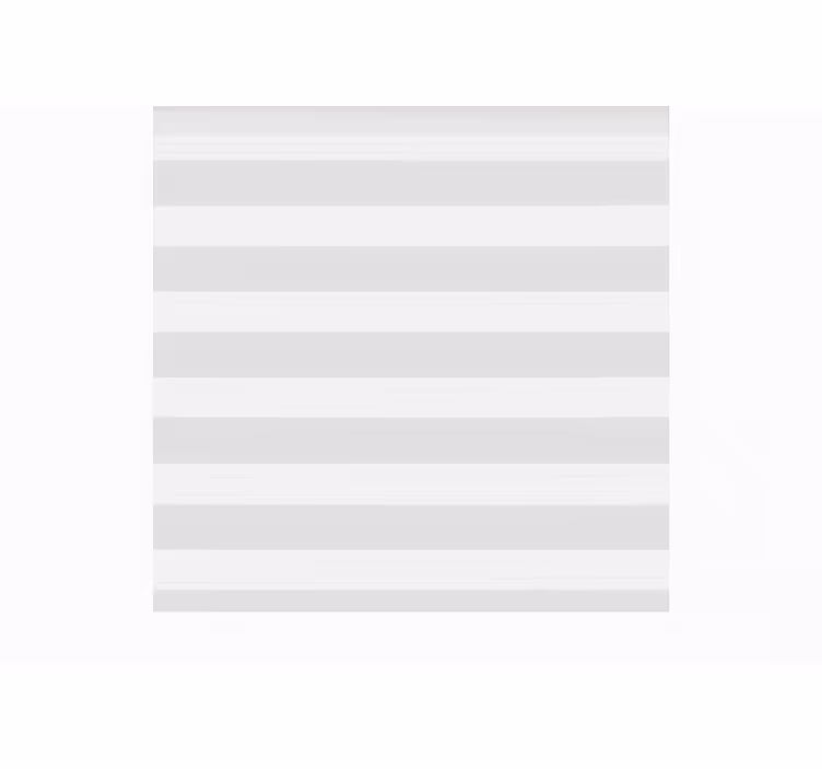 Průhledné bílé pruhy Roleta do jídelny - TenStickers