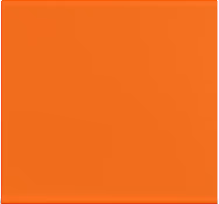 Jednobarevná spálená oranžová Roleta do jídelny - TenStickers