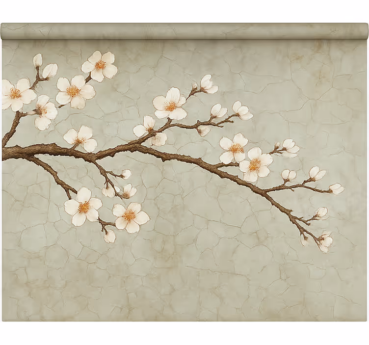 Kvetoucí japense strom Roleta do jídelny - TenStickers