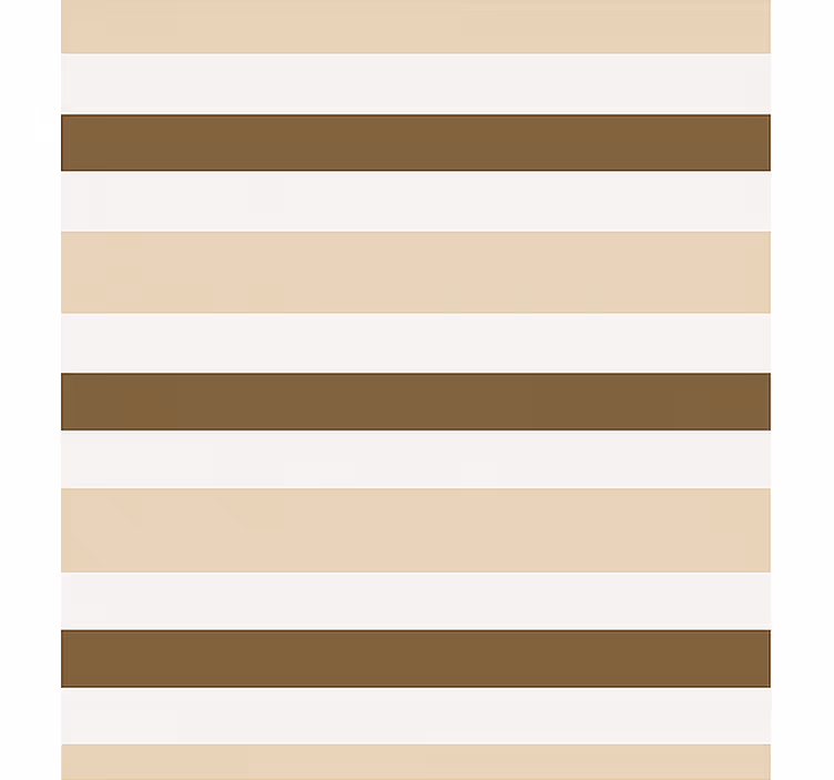 Hnědý béžový pruhovaný vzor Roleta do jídelny - TenStickers