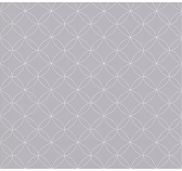 Skandinávská roleta šedé geometrické květiny - TenStickers