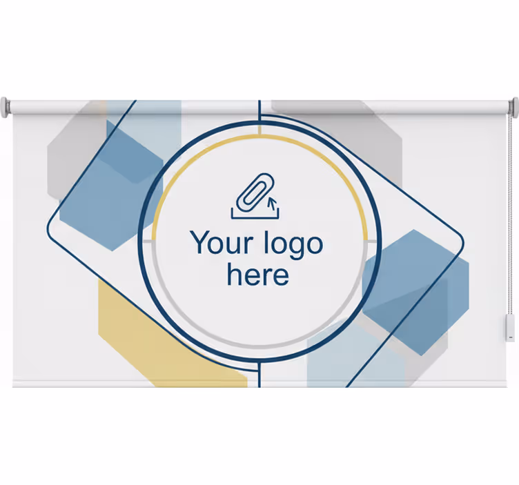 Roleta kancelář s vlastním designem loga - TenStickers
