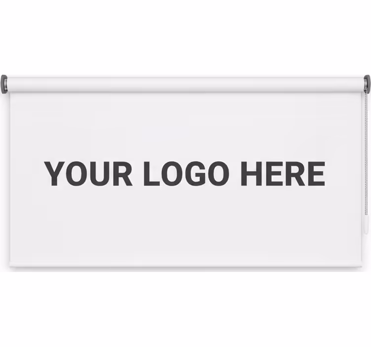 Roleta kancelář s vlastním firemním logem - TenStickers