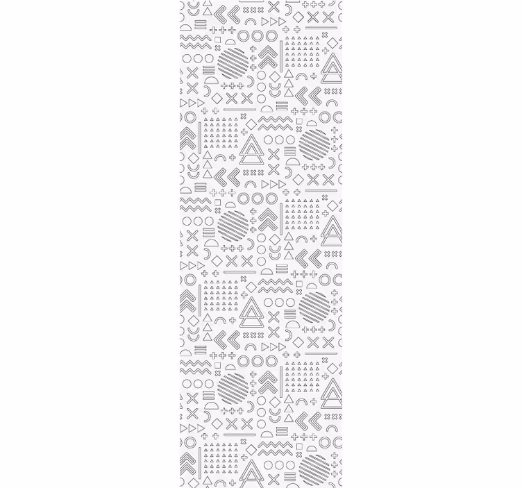 Roleta domácí kancelář s geometrickým vzorem - TenStickers