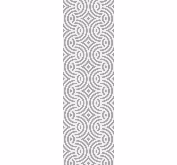 Roleta do jídelny s geometrickými spirálami - TenStickers
