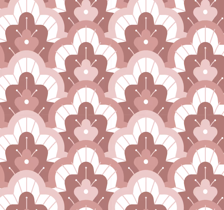 Roleta do jídelny vintage růžová - TenStickers