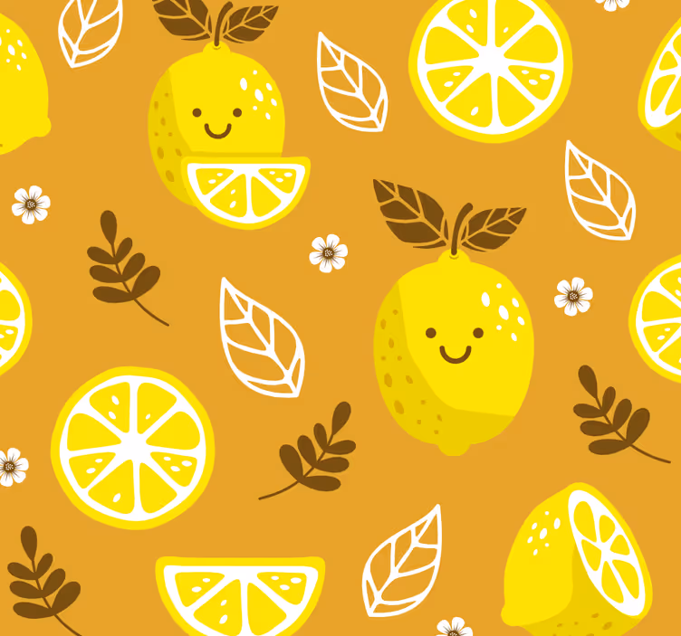 Roleta kuchyně veselé citrusové vzory - TenStickers