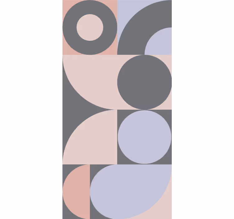 Roleta kuchyně s geometrickým vzorem kruhů - TenStickers