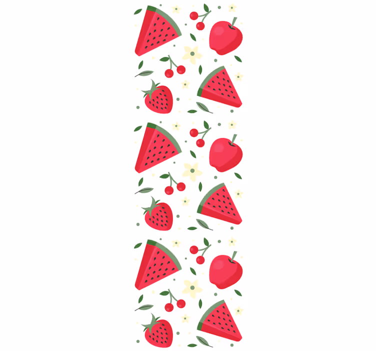Roleta kuchyně s různými vzory ovoce - TenStickers