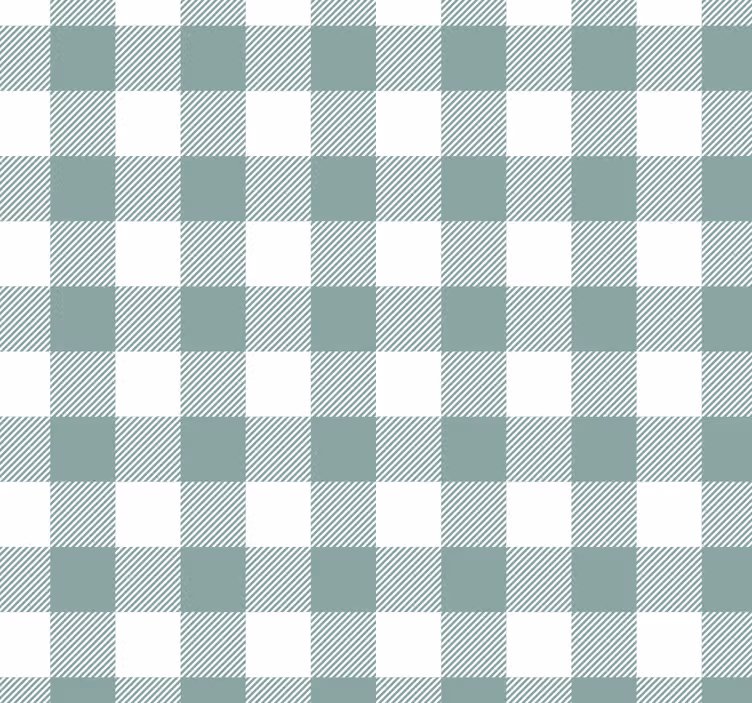 Roleta kuchyně zelený tartan - TenStickers