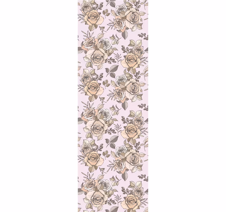 Roleta do jídelny s pozadím růžového shabby chic - TenStickers