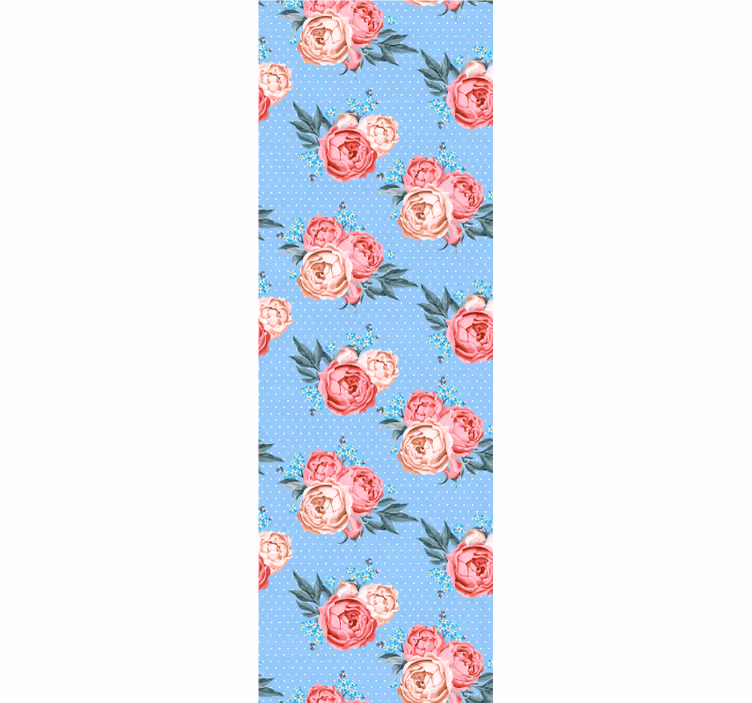 Roleta do jídelny v shabby chic stylu s puntíky - TenStickers