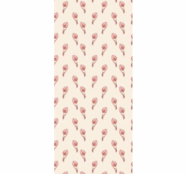 Roleta do jídelny s malým růžovým tulipánem - TenStickers