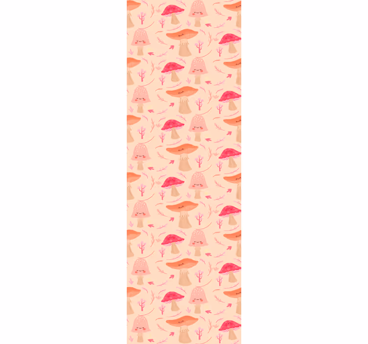 Roleta do jídelny Šťastné klasické houbice - TenStickers