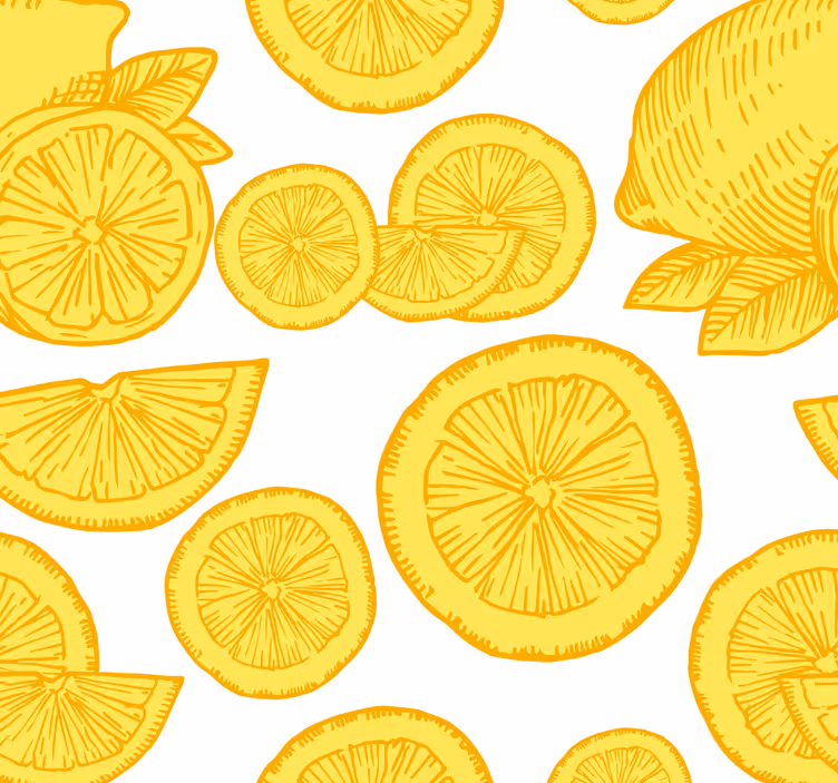 Roleta do jídelny pomeranč a citron návrh - TenStickers