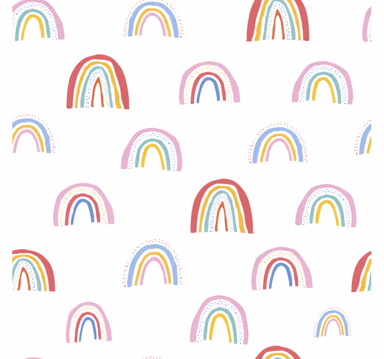 Roleta děti s barevnými duhovými vzory - TenStickers