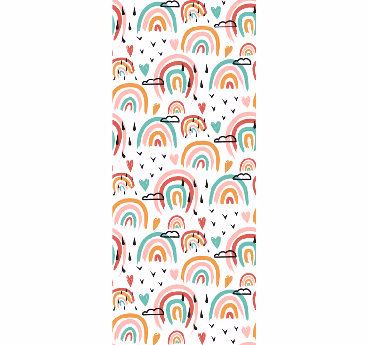 Roleta děti s minimalistickým duhovým vzorem - TenStickers