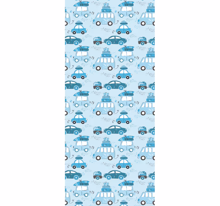 Roleta děti městská vozidla v severském stylu - TenStickers