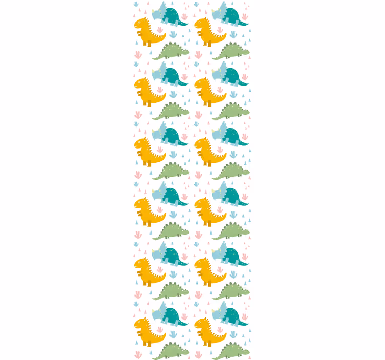 Roleta děti s krásným vzorem dinosaurů - TenStickers