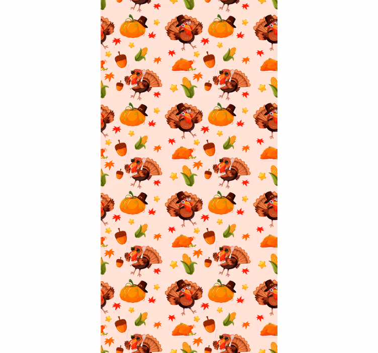 Roleta děti s cool díkůvzdání krocanů - TenStickers