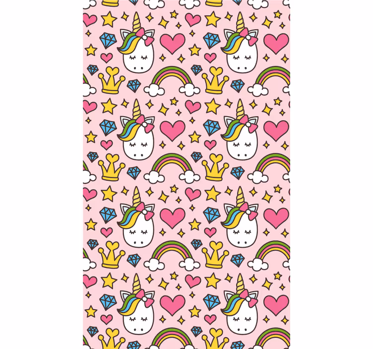 Roleta děti s roztomilými duhovými jednorožci - TenStickers