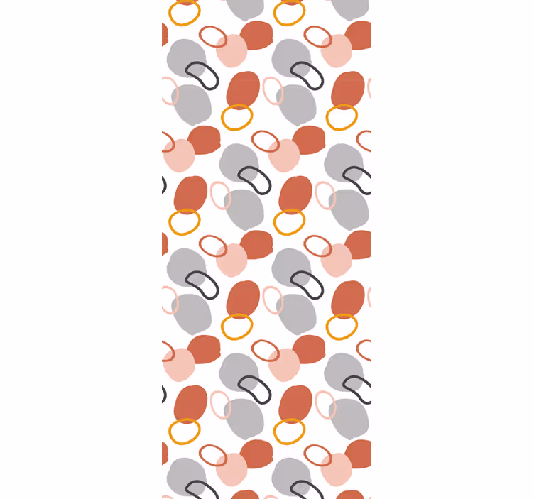 Roleta kancelář barevné geometrické tečky - TenStickers