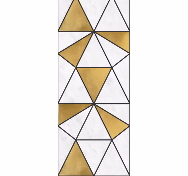Roleta kancelář s geometrickým mramorovým efektem - TenStickers