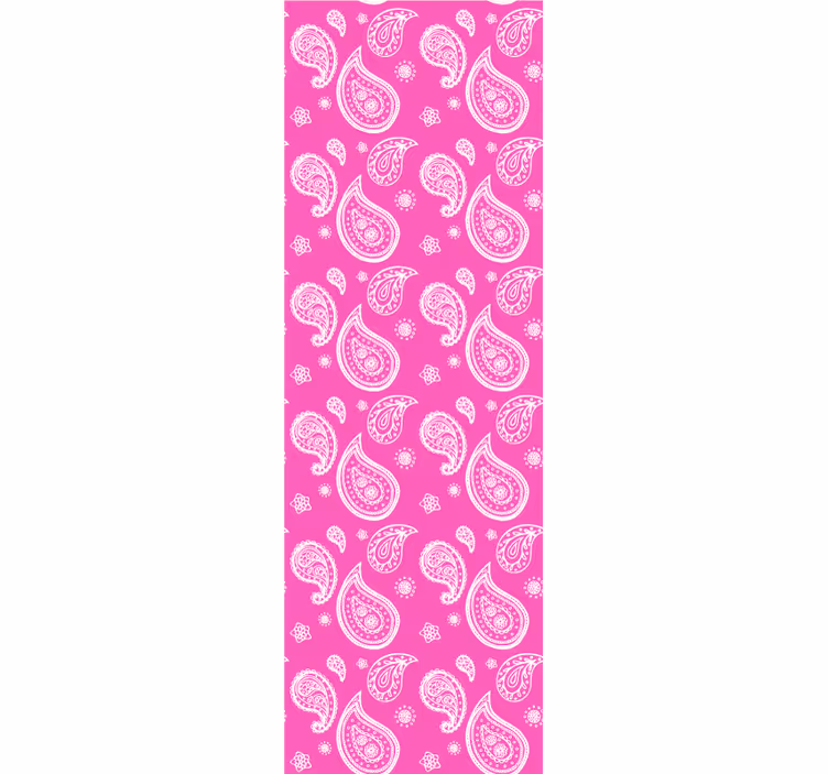 Roleta pro teenagery v intenzivní růžové paisley - TenStickers