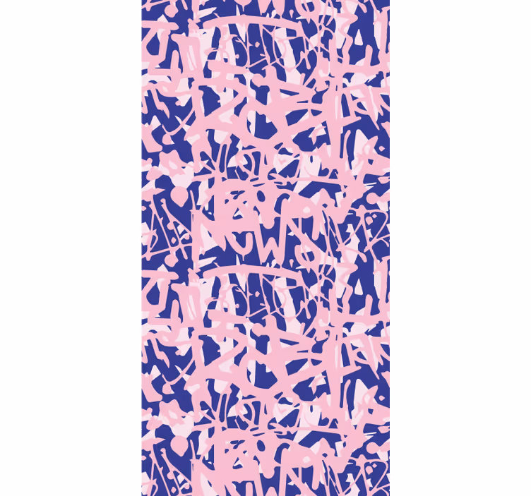 Roleta pro teenagery s růžovo-fialovým graffiti - TenStickers