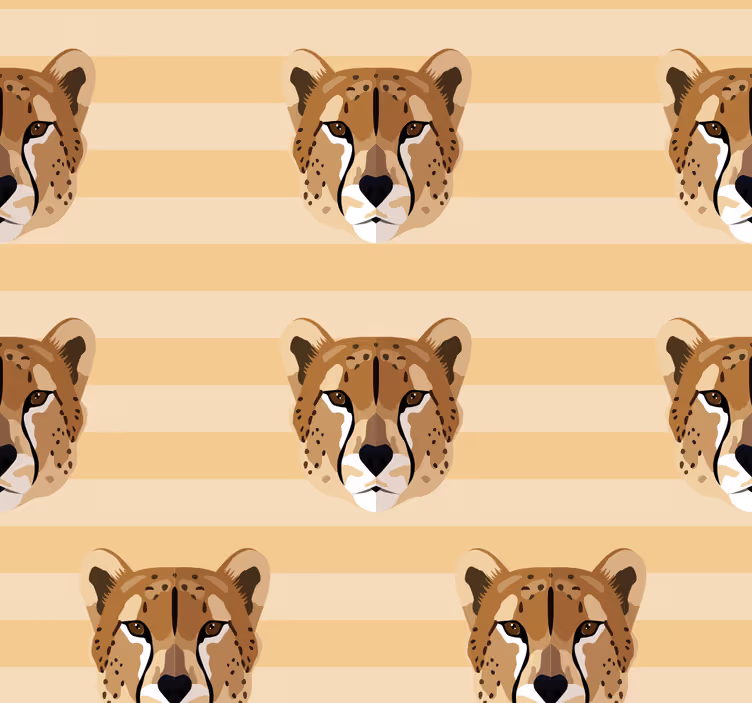 Roleta pro teenagery s leopardí hlavou - TenStickers