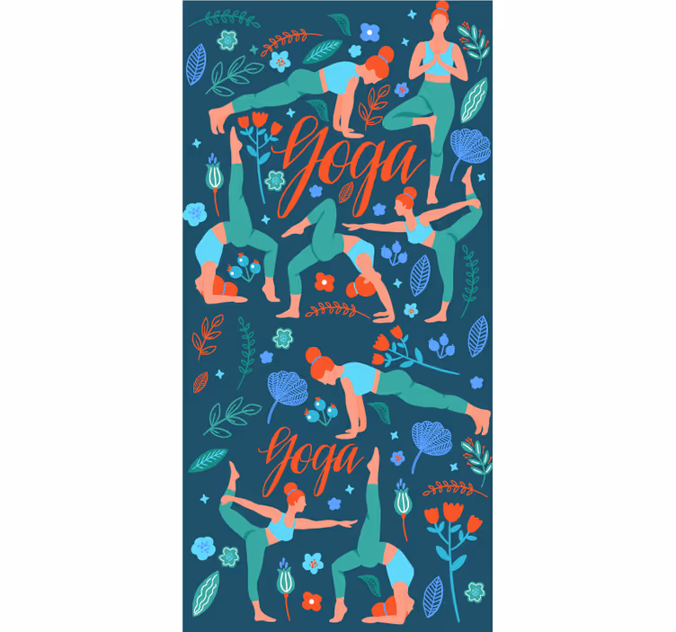 Roleta pro teenagery při cvičení jógy - TenStickers