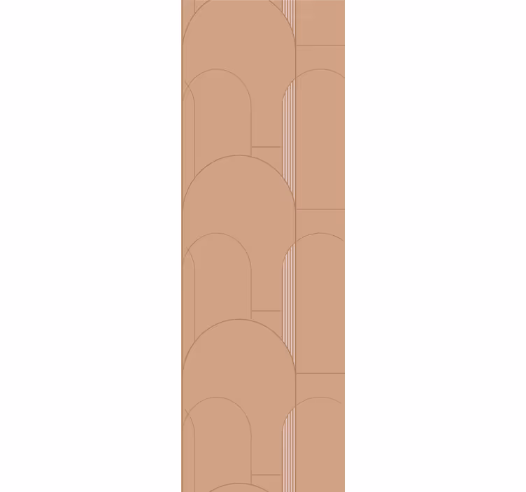 Moderní roleta v béžových obloukových vzorech - TenStickers