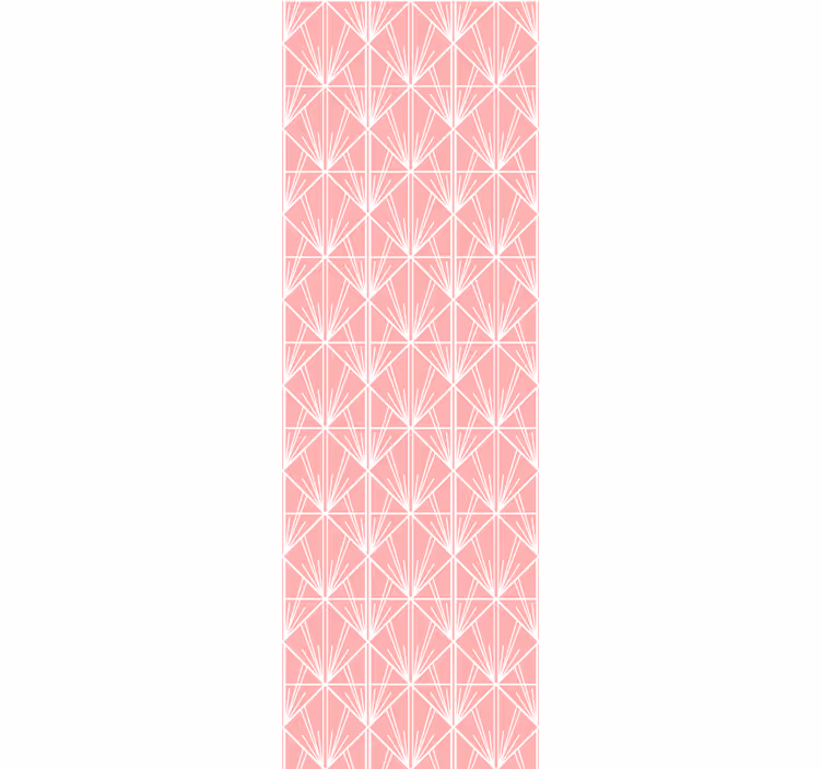 Moderní roleta s geometrickým růžovým vzorem - TenStickers