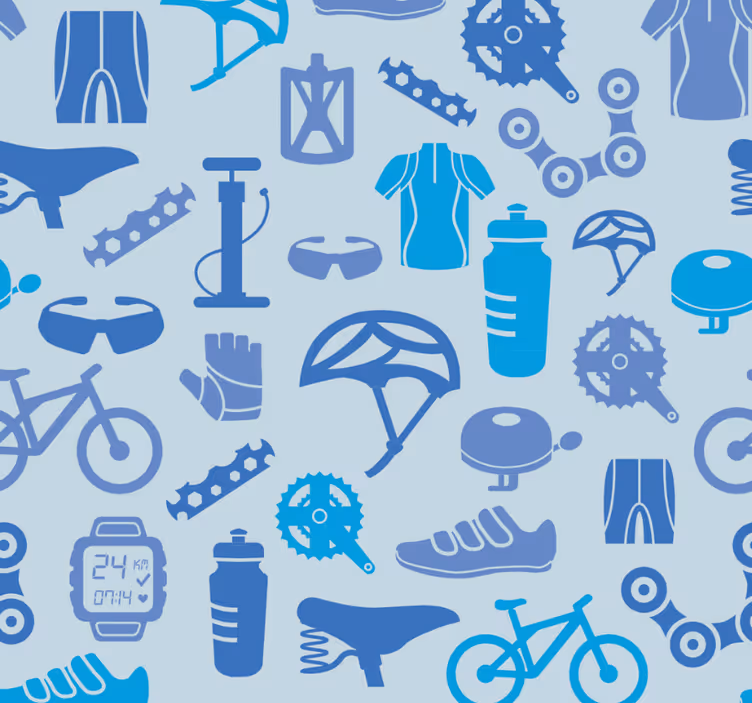 Moderní roleta cyklistické prvky - TenStickers