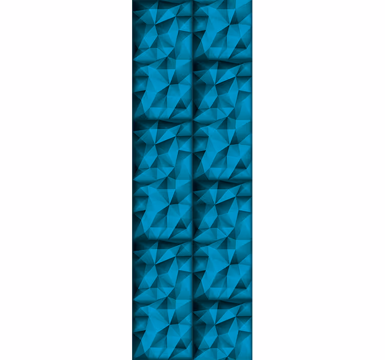 Moderní roleta modré hloubky v 3d vzoru - TenStickers