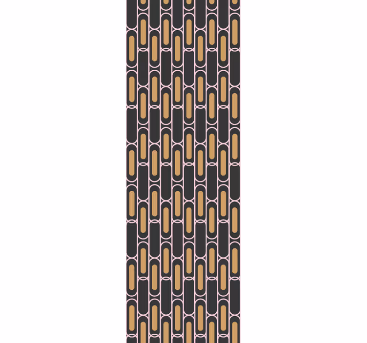 Moderní roleta hnědý a růžový vertikální geometrický vzor - TenStickers